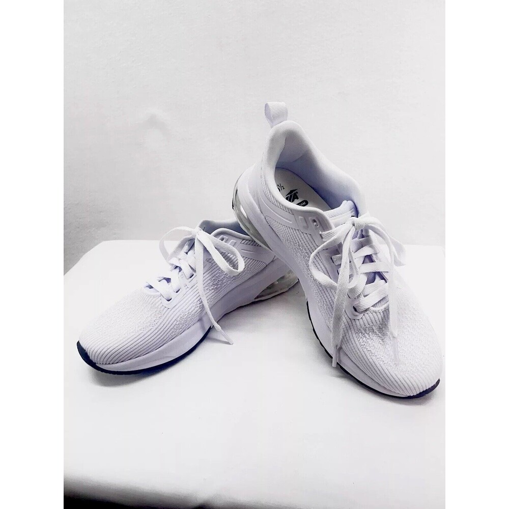 Avia NEW Women's White Knit Memory Foam Lightweight Athletic Sneakers  Size 6.5